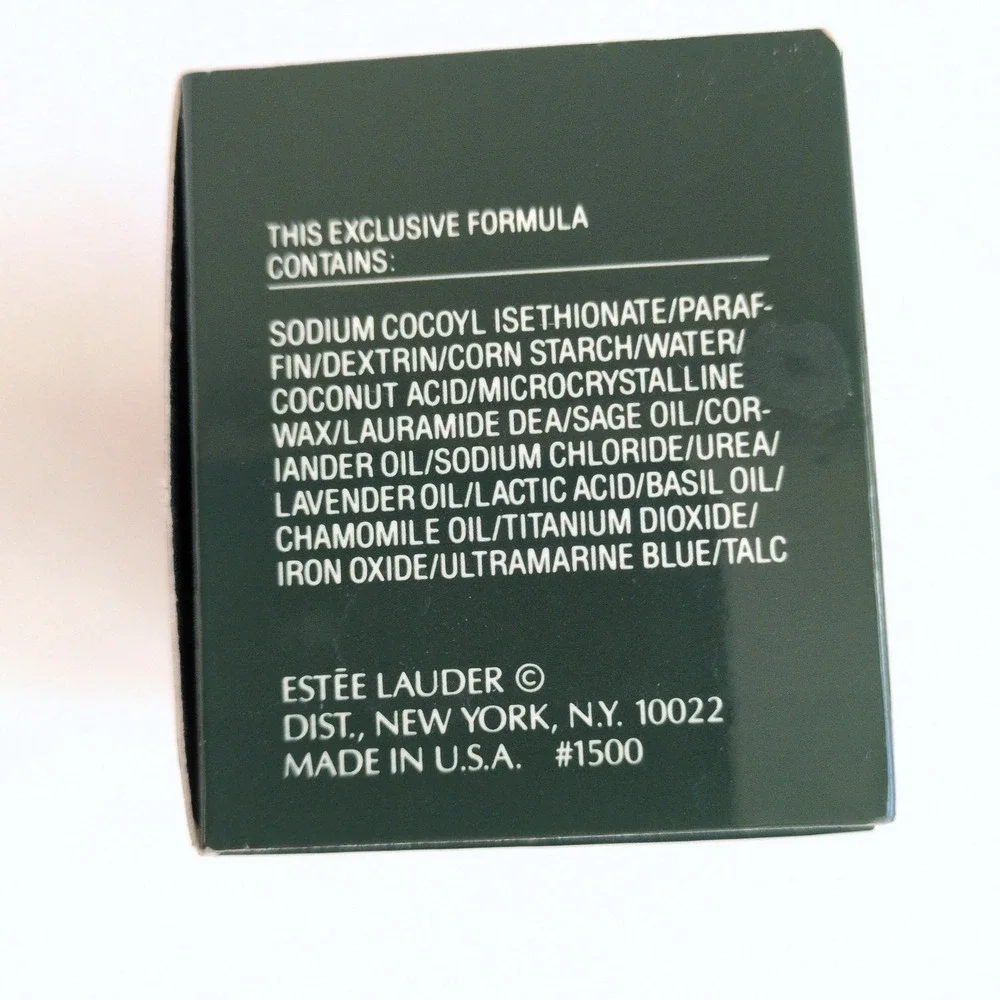 Lauder For Men Daily Cleansing Bar Green Case Estee Fragrance Free 5oz NEW